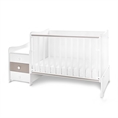 Letto MAXI PLUS NEW white+string /Letto per bambini+mobiletto multifunzionale/